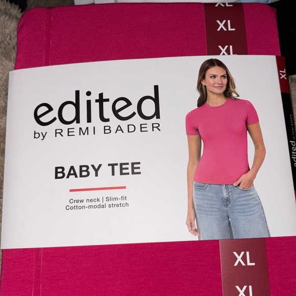 Edited by Remi Bader Black Baby Tee - Picture 4 of 6